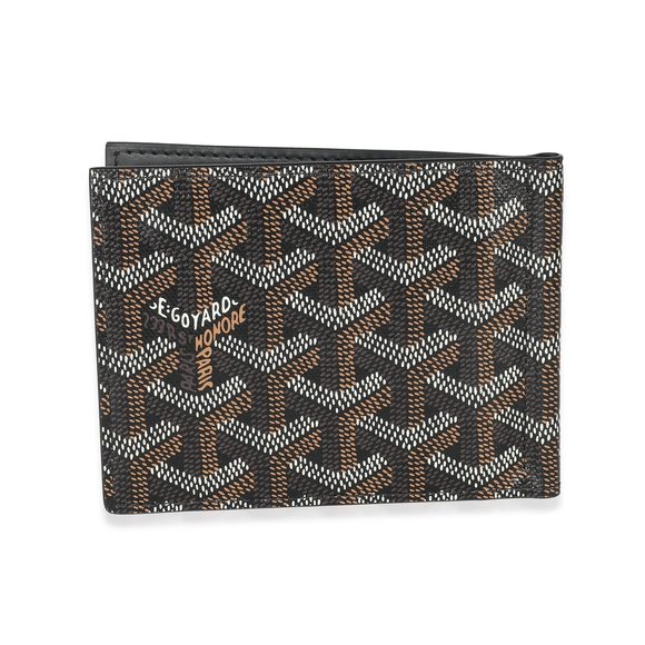 Goyard Black Goyardine Canvas Saint Thomas Bill Fold Wallet - Picture 2 of 4
